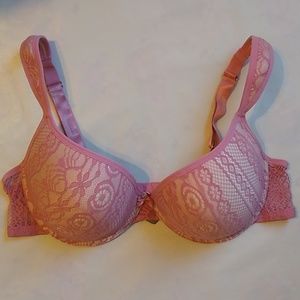 42D Pink Lace Bra